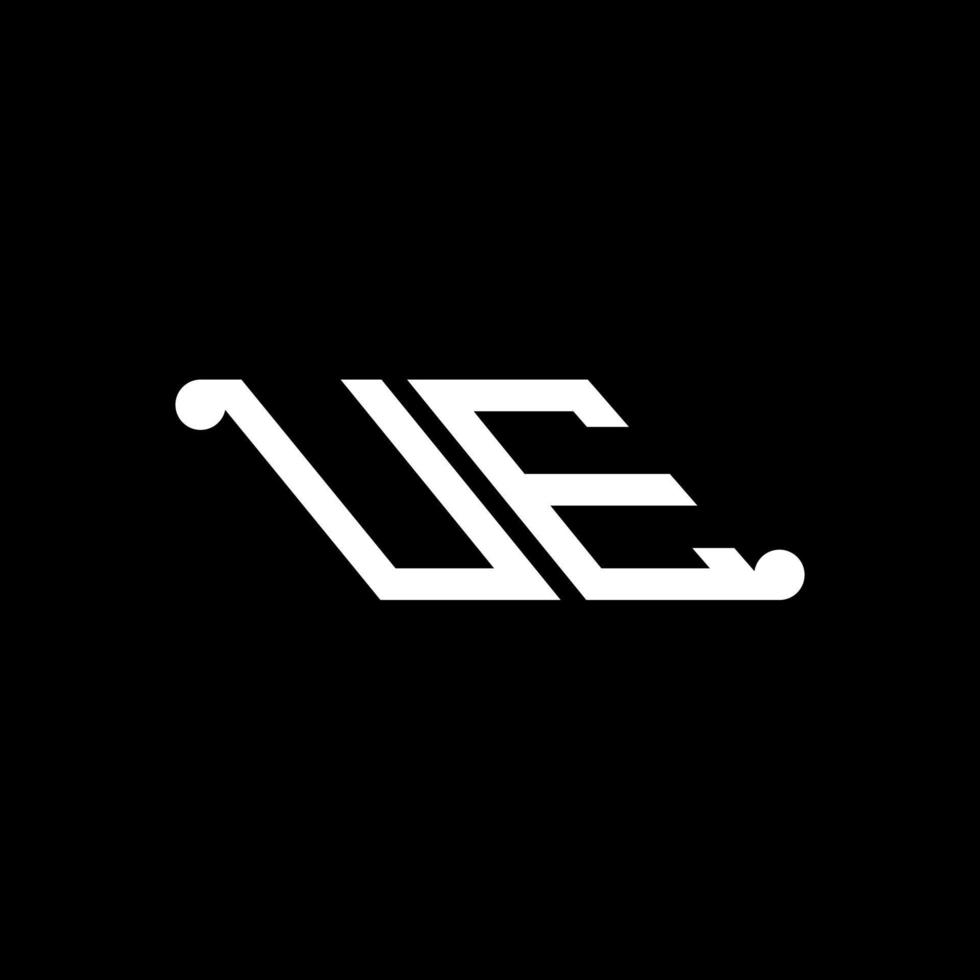 ue letter logo creatief ontwerp met vectorafbeelding vector