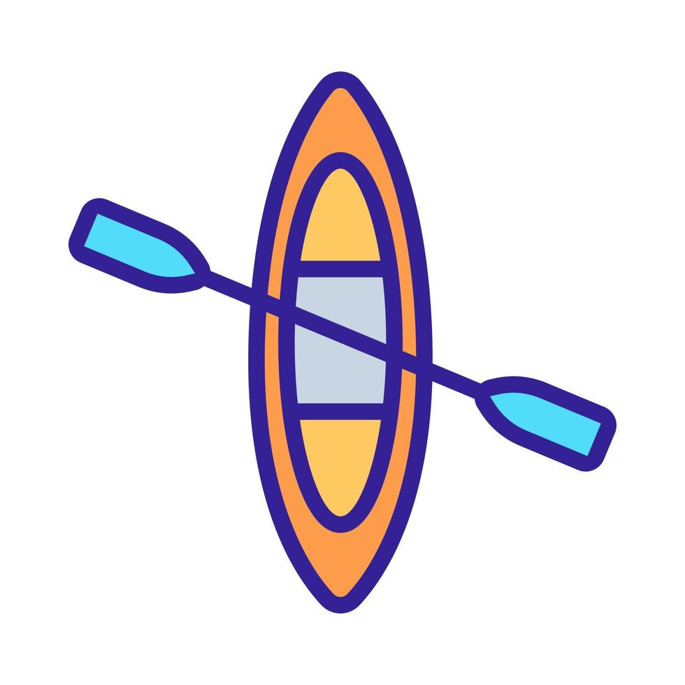 kano pictogram vector. geïsoleerde contour symbool illustratie vector