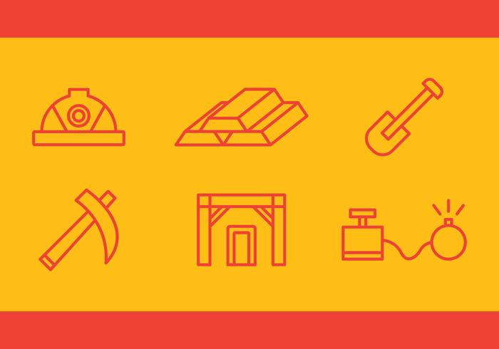 Gratis Gold Mine Vector Icons # 3