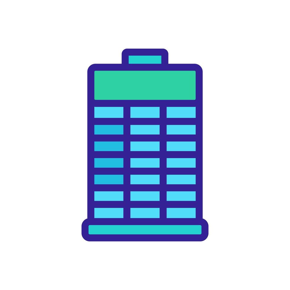 elektrische verwarming lamp pictogram vector overzicht illustratie