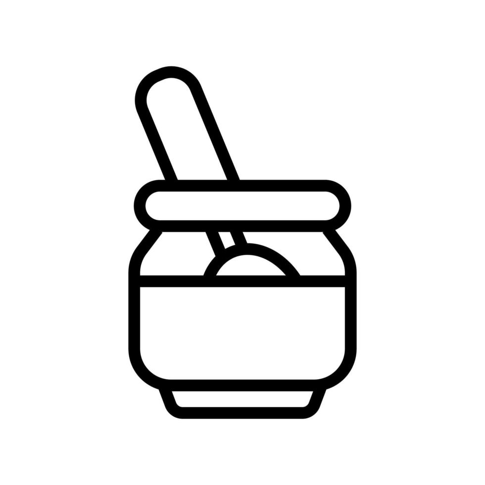 eten baby keuken icoon is een vector. geïsoleerde contour symbool illustratie vector