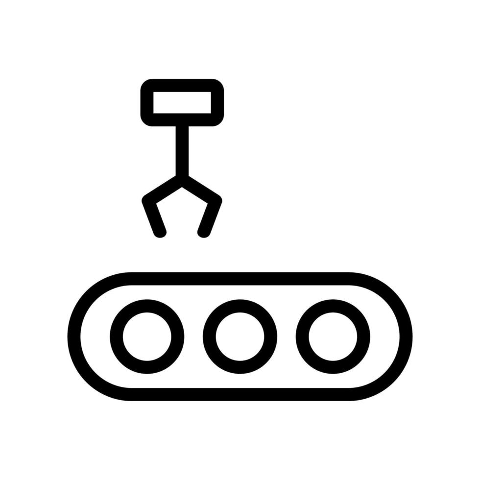 automatisering pictogram vector. geïsoleerde contour symbool illustratie vector