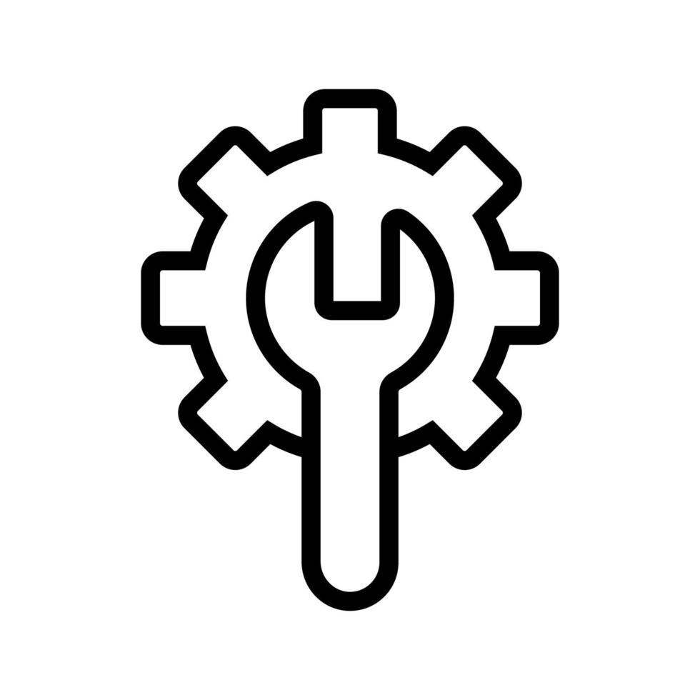 automatisering pictogram vector. geïsoleerde contour symbool illustratie vector