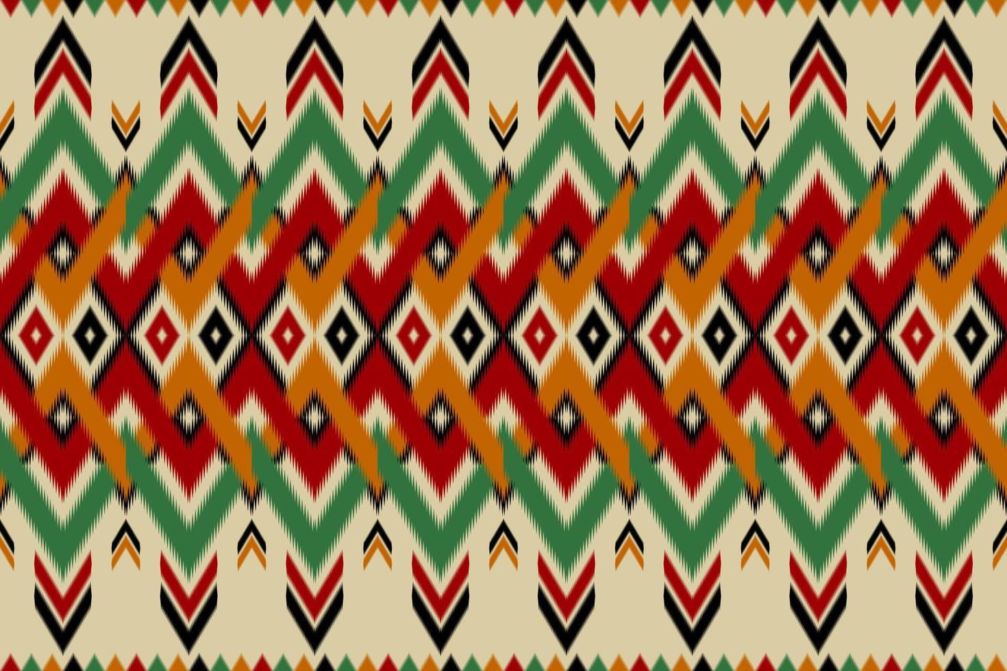 oosterse ikat inheemse stijl. geometrische etnische patroon traditioneel. ontwerp voor achtergrond,illustratie,textuur,stof,batik,kleding,inwikkeling,behang,tapijt,borduurwerk vector