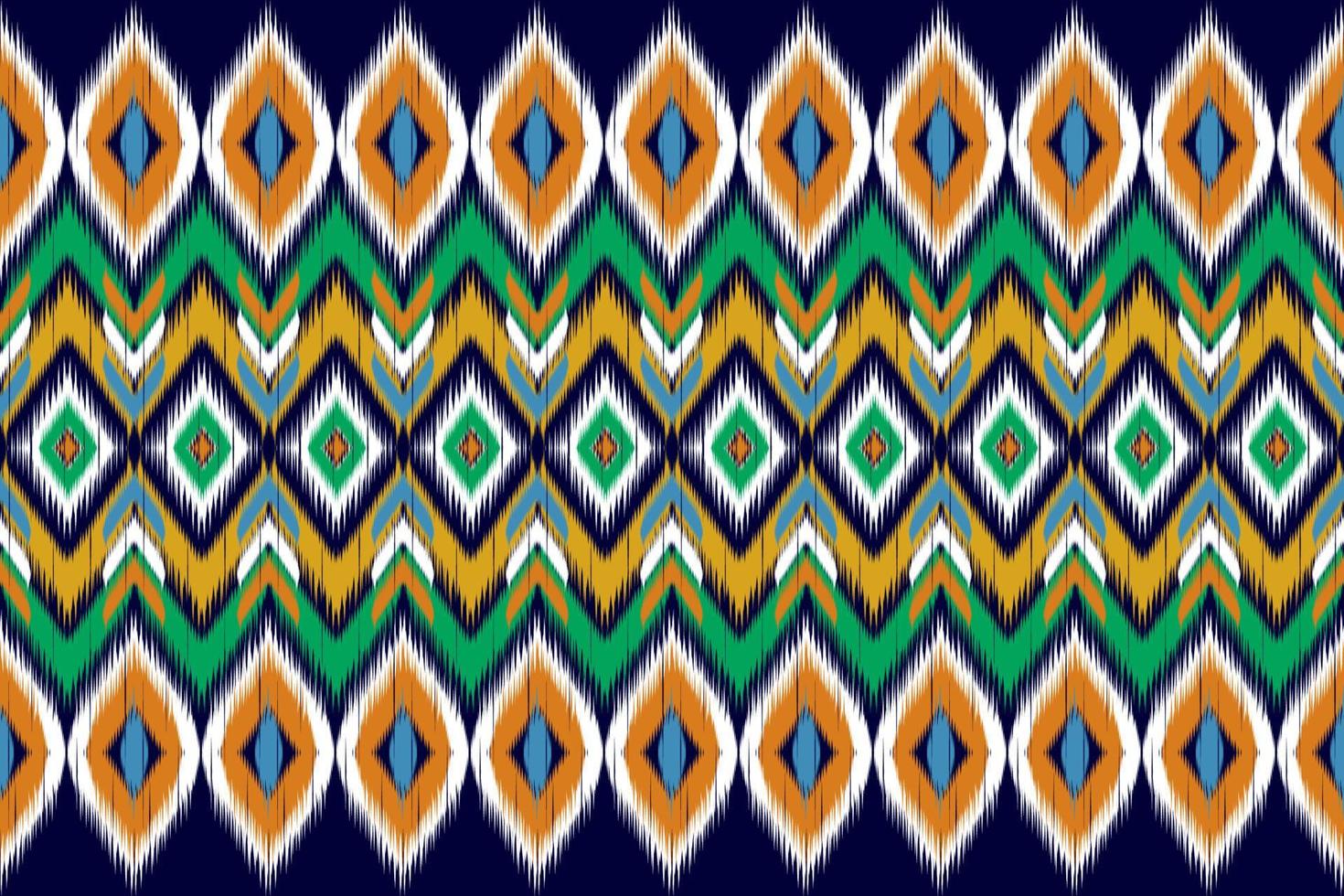 ikat inheemse stijl. geometrische etnische naadloze patroon traditioneel. oosterse tribal gestreept. ontwerp voor achtergrond,illustratie,stof,batik,kleding,inwikkeling,behang,tapijt,borduurwerk vector