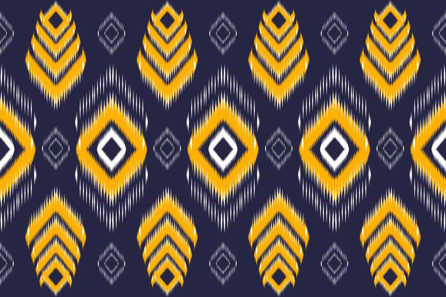 ikat etnische Azteekse naadloze patroon. ontwerp voor achtergrond,tapijt,behang,kleding,inwikkeling,batik,stof,vector illustration.embroidery stijl. vector