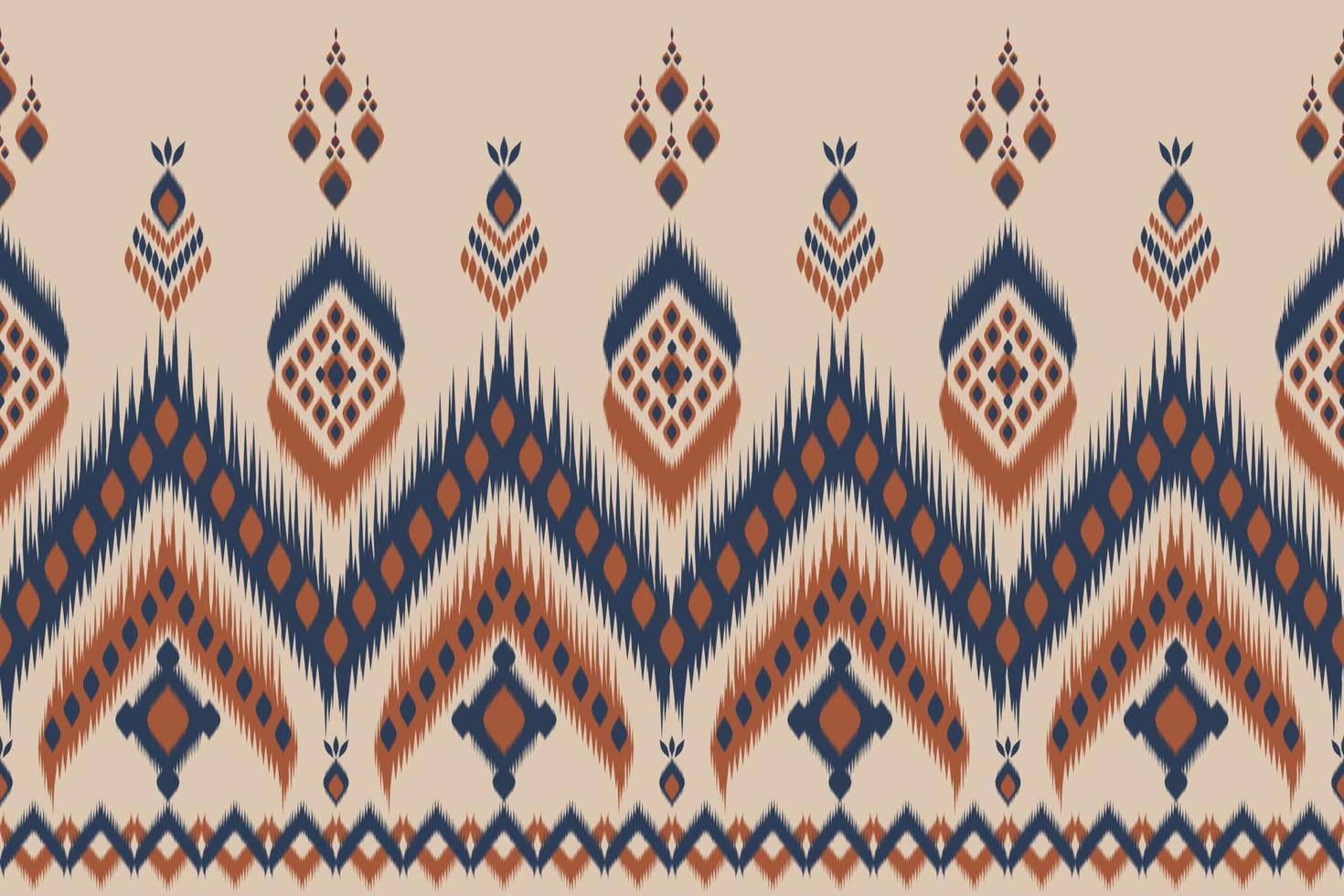 etnische ikat mooi naadloos patroon. Mexicaanse gestreepte stijl. inheems traditioneel. ontwerp voor achtergrond, behang, vectorillustratie, stof, kleding, batik, tapijt, borduurwerk. vector