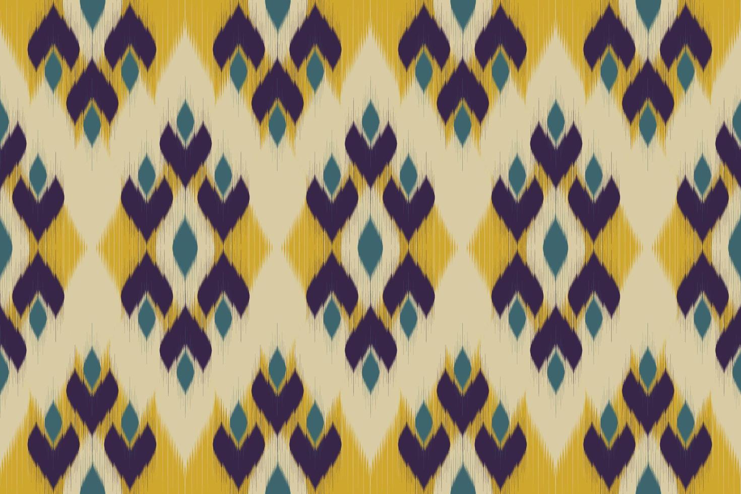 ikat naadloos patroon in stam. oosters etnisch traditioneel. Mexicaanse gestreepte stijl. ontwerp voor achtergrond, behang, vectorillustratie, stof, kleding, batik, tapijt, borduurwerk. vector