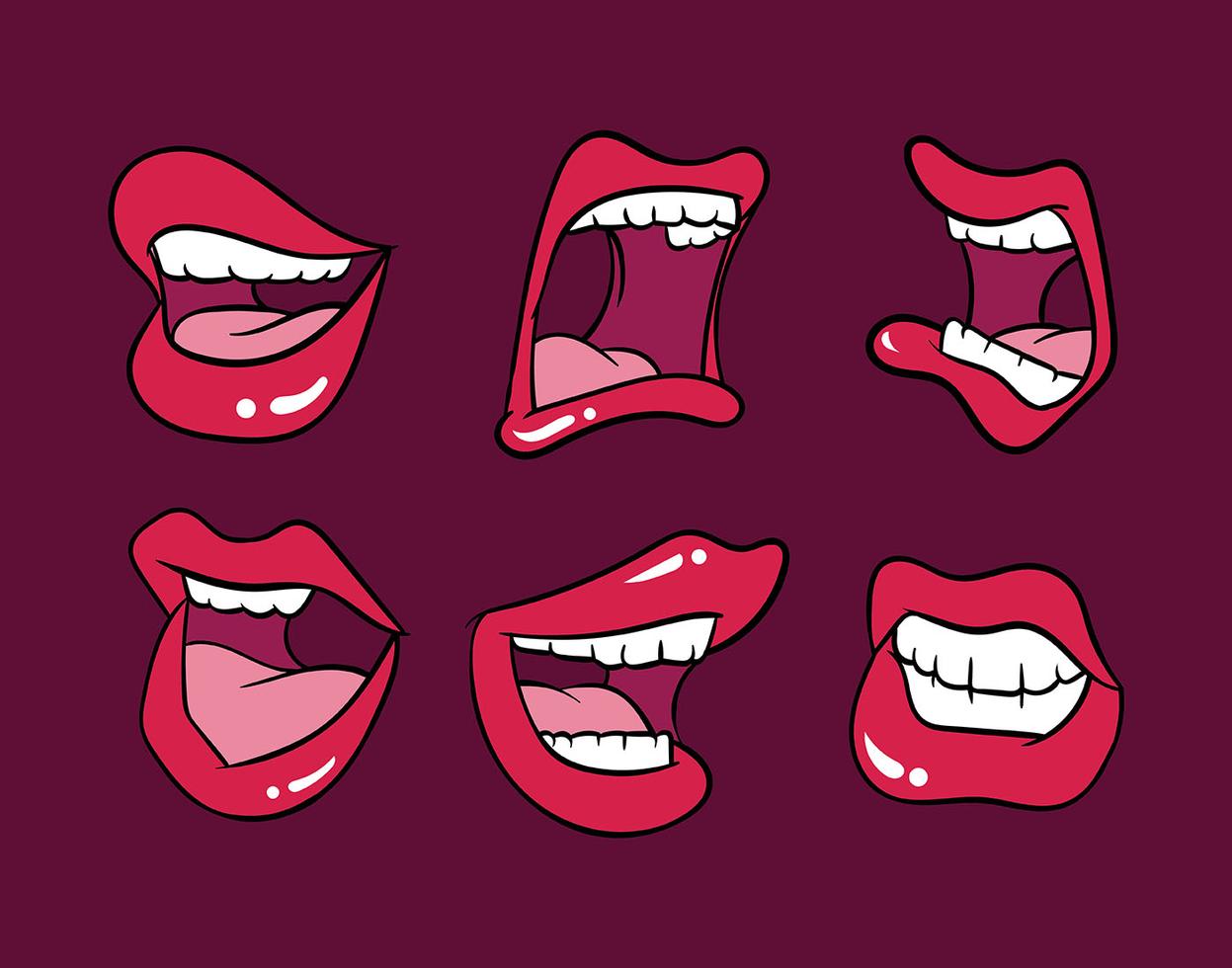 Boca Vector Set 174023 Download Free Vectors Vector Bestanden