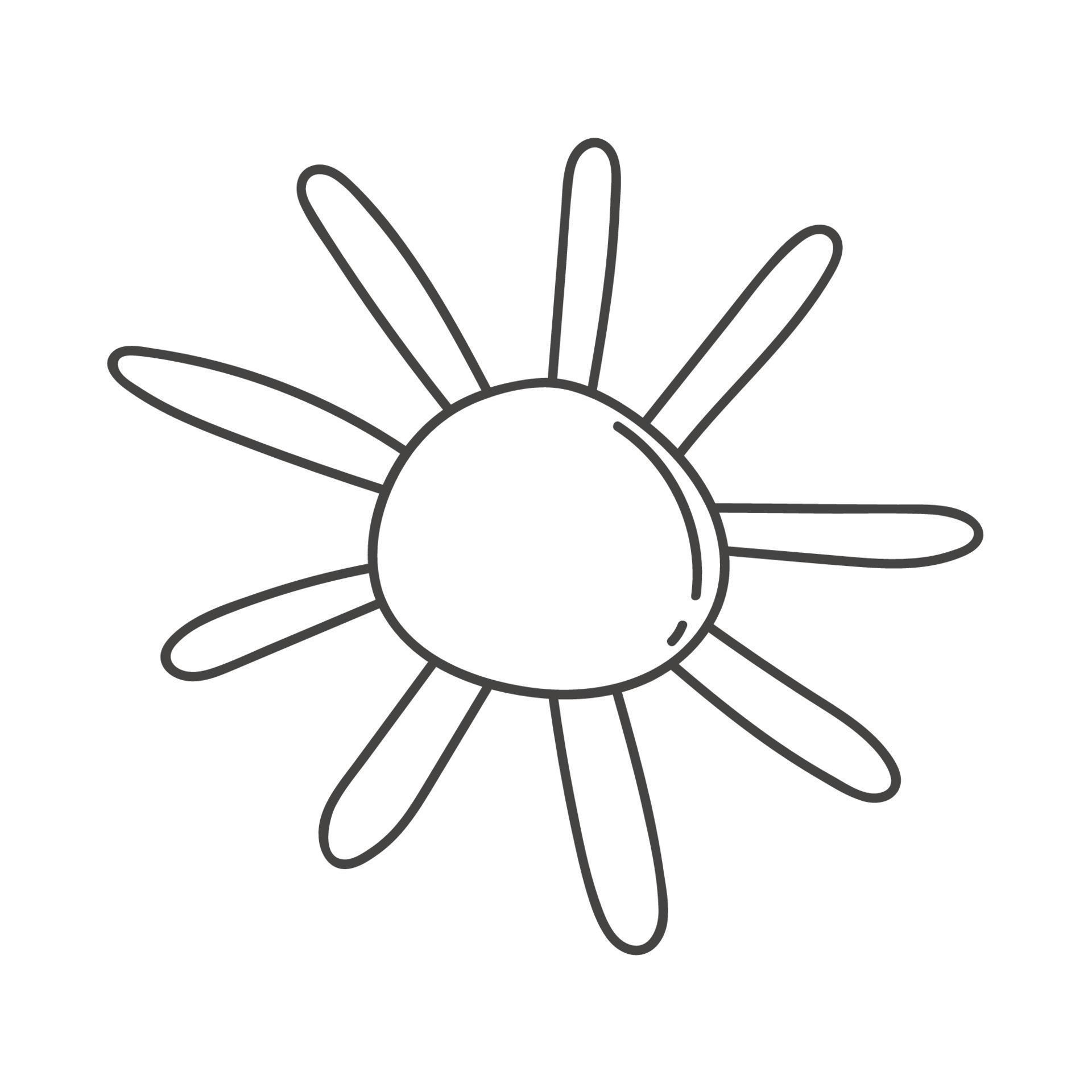 zon pictogram. cartoon illustratie van zon vector pictogram voor webdesign