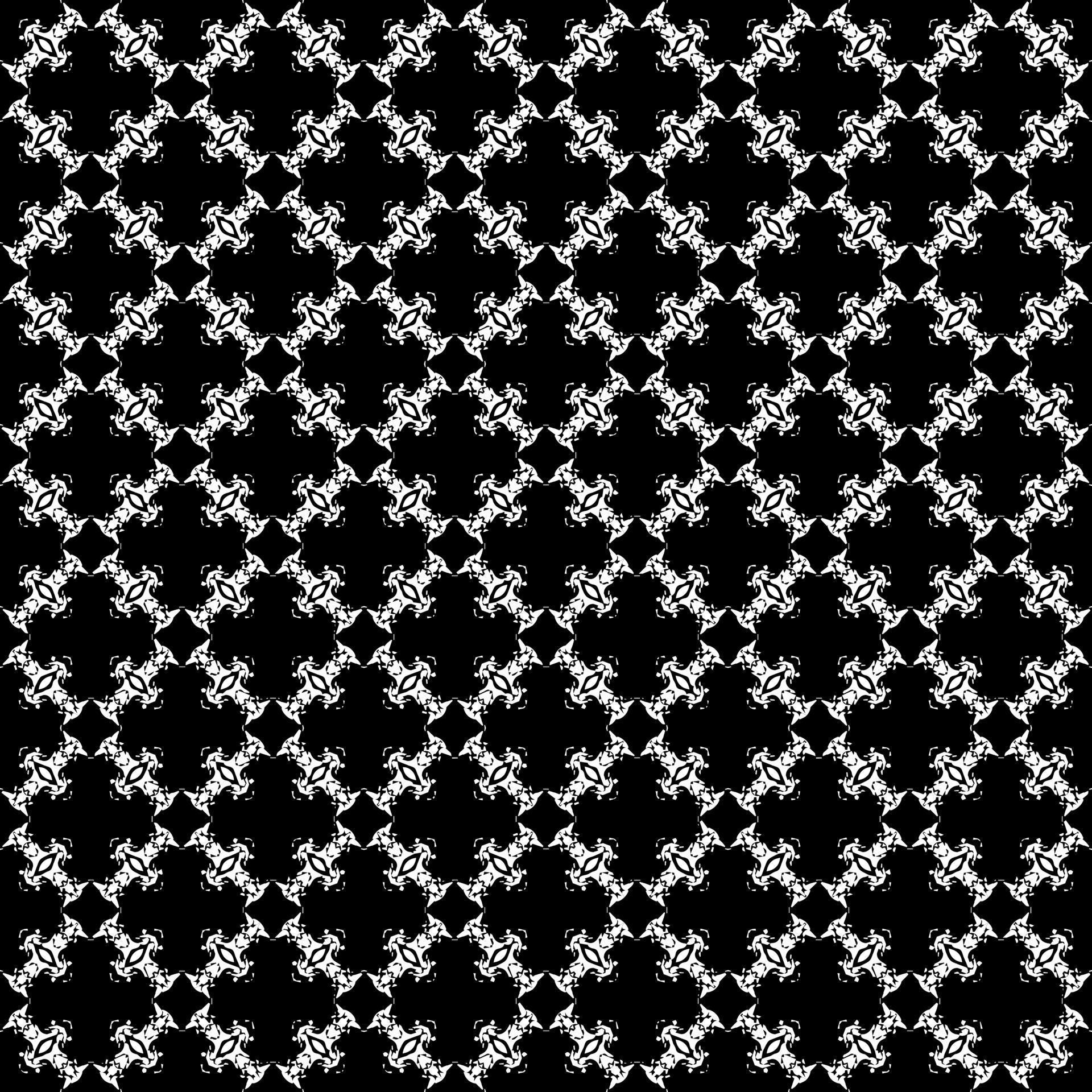zwart-wit naadloze patroon textuur. grijswaarden sier grafisch ontwerp. mozaïek ornamenten. patroon sjabloon. vectorillustratie. eps10. vector