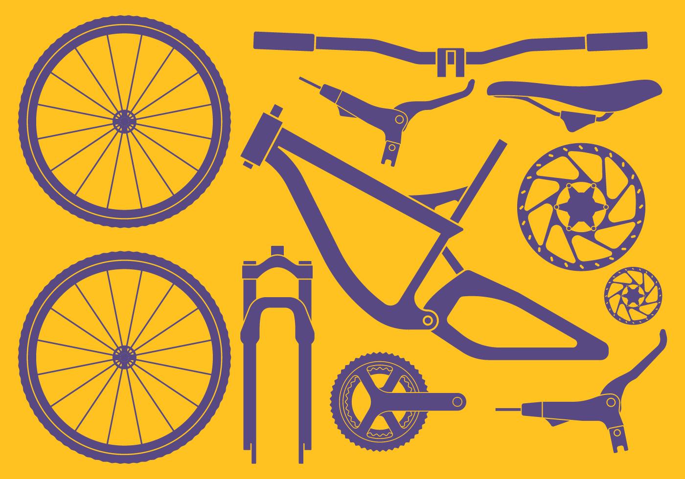 los van Scorch Klimatologische bergen Fiets Accessoires Set 135803 - Download Free Vectors, Vector Bestanden,  Ontwerpen Templates