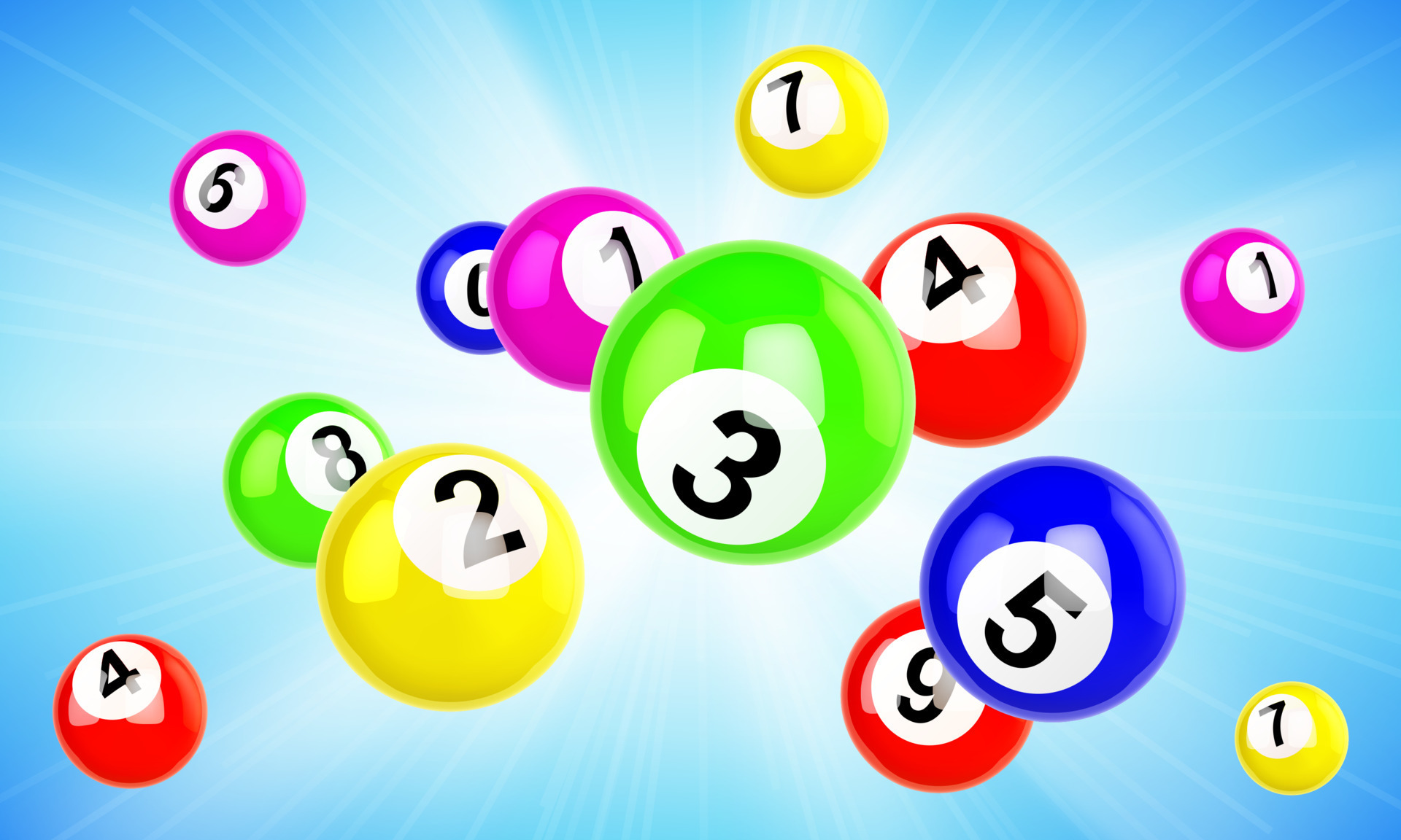 Geweldige eik Geestelijk voertuig lotto ballen 3d vector bingo, loterij of keno spellen 15485968 Vectorkunst  bij Vecteezy