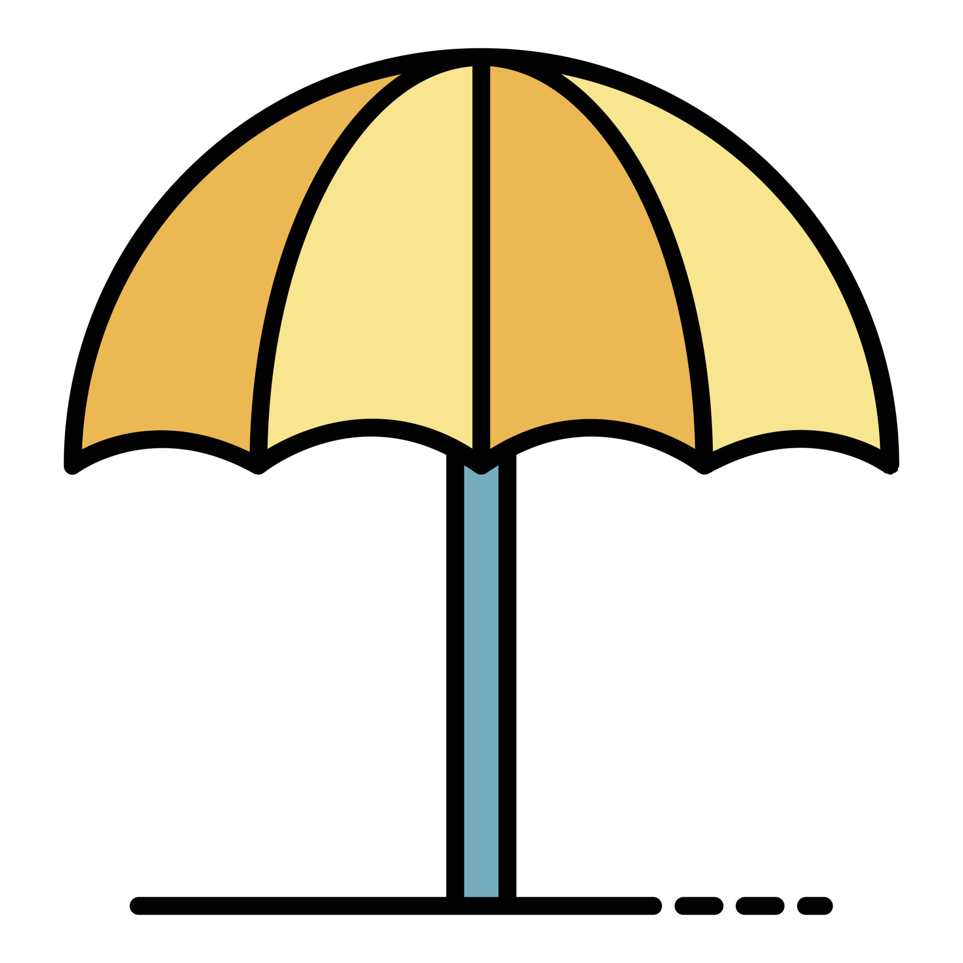 Onzuiver wasmiddel Eindig zon strand paraplu icoon kleur schets vector 15658704 - Download Free  Vectors, Vector Bestanden, Ontwerpen Templates