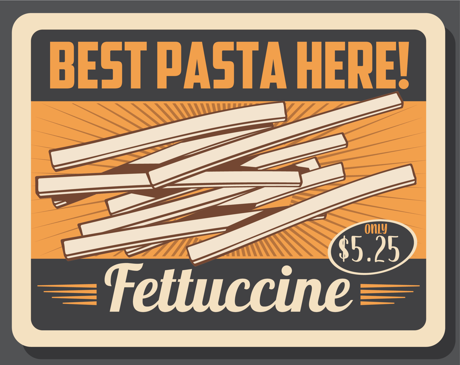 eetbaar Uitdaging Leggen pasta soorten, fettuccine prijs label, Italiaans keuken 16163395 - Download  Free Vectors, Vector Bestanden, Ontwerpen Templates