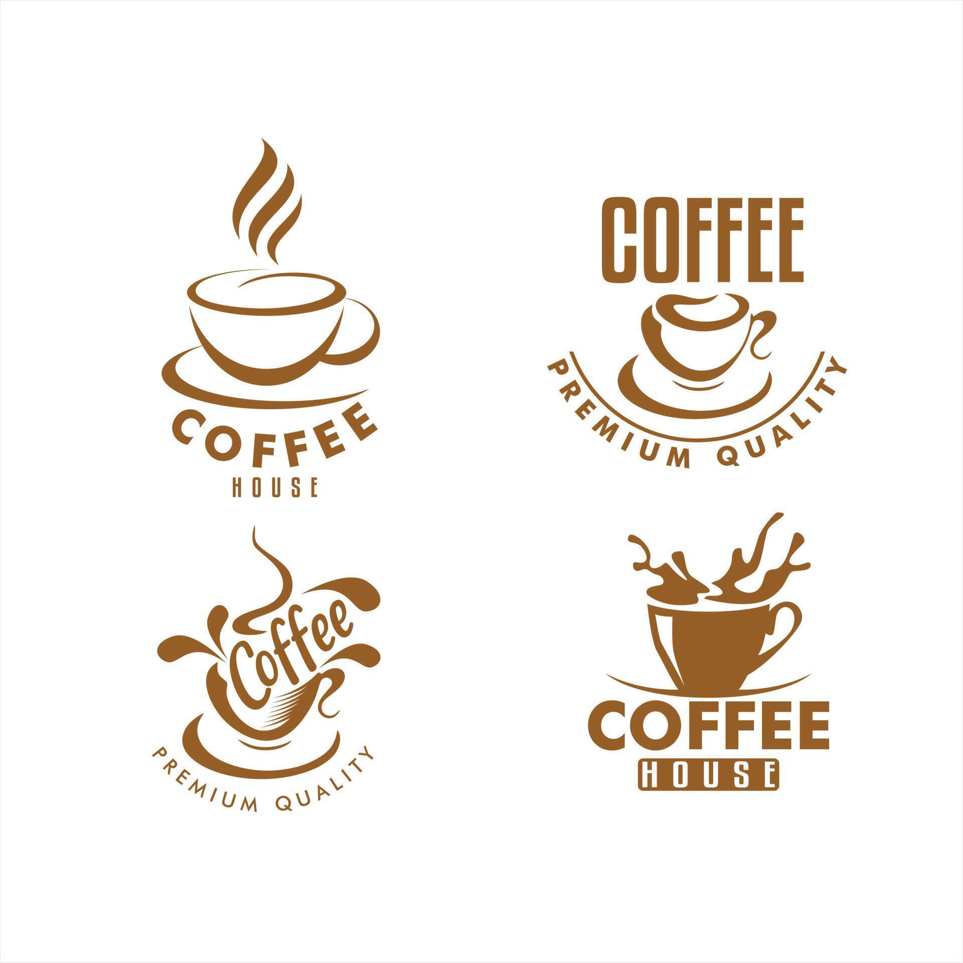 nauwelijks Helm Likken koffie logo set. modern logo premie espresso pictogrammen verzameling. cafe  latte heet drinken mok symbolen. concept barista koffie kop drank vector  illustraties. 16257565 - Download Free Vectors, Vector Bestanden, Ontwerpen  Templates