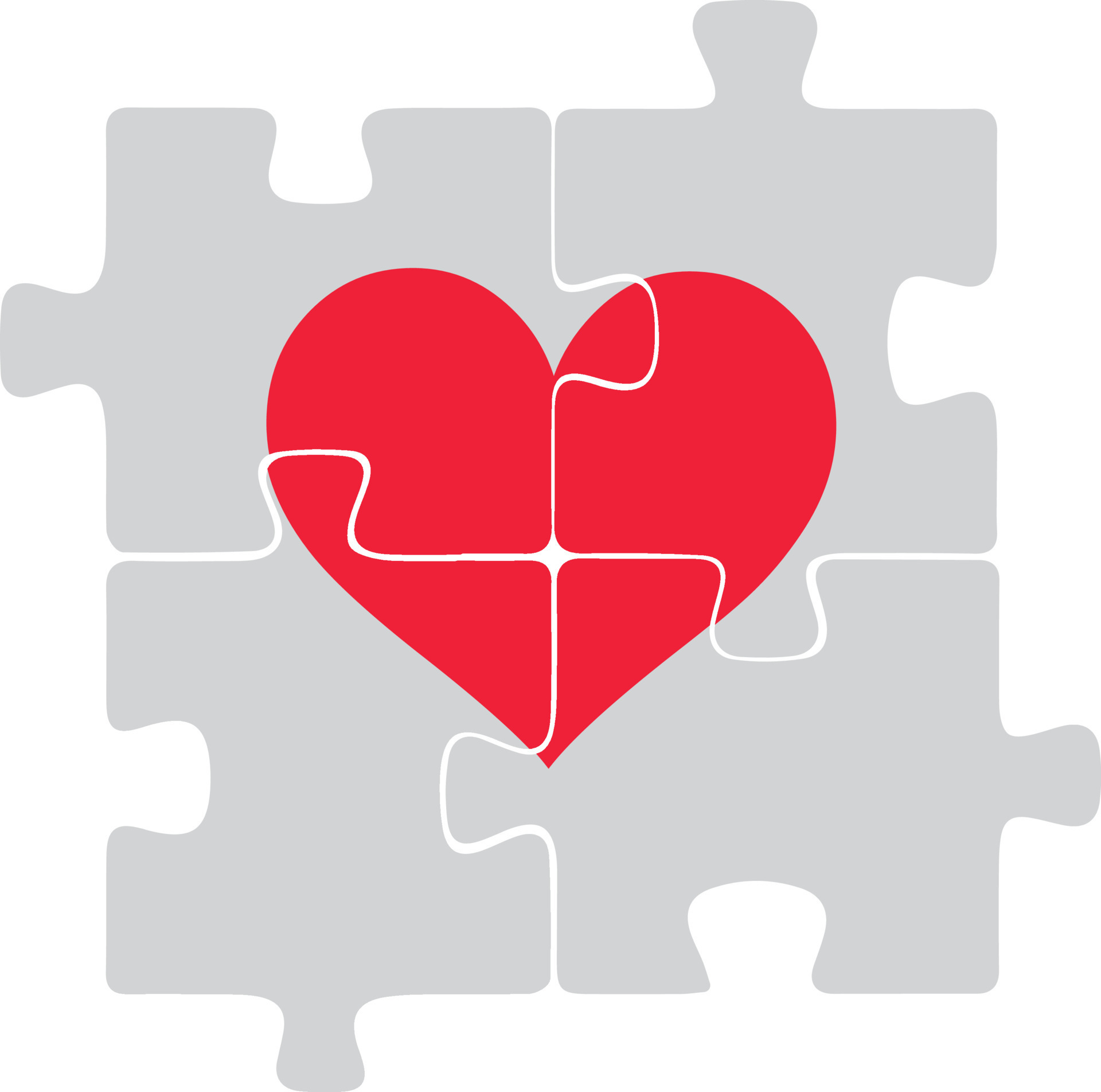 bijgeloof kunst Biscuit vector illustratie twee stukken van een puzzel vormen een hart, beeltenis  de idee dat liefde is een er toe doen van twee, Aan een blauw helling  achtergrond. kopiëren ruimte 19137018 - Download