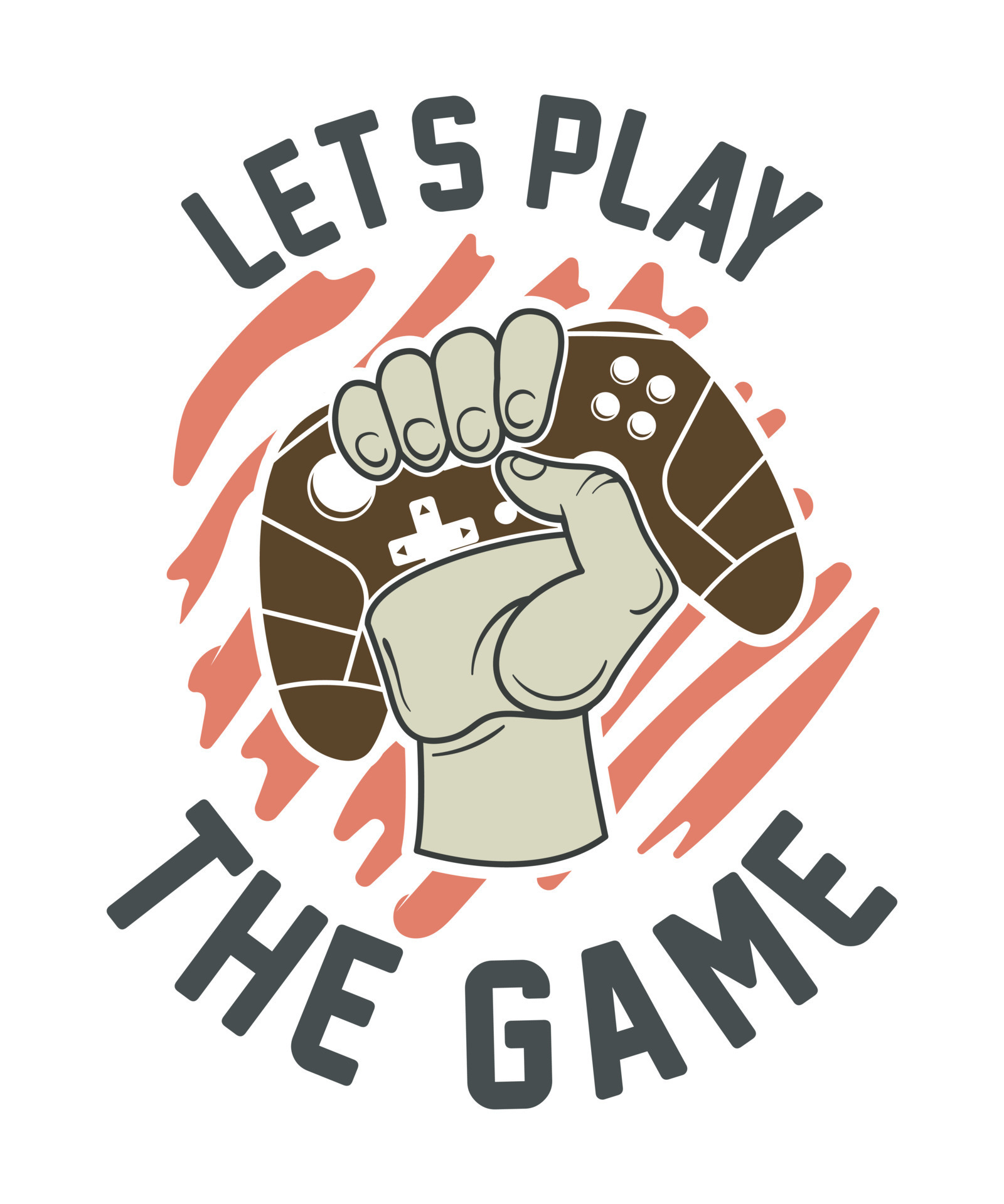 weerstand ik heb nodig zwaartekracht laten we Speel de spel gaming t-shirt ontwerp met vector grafiek 20290769 -  Download Free Vectors, Vector Bestanden, Ontwerpen Templates