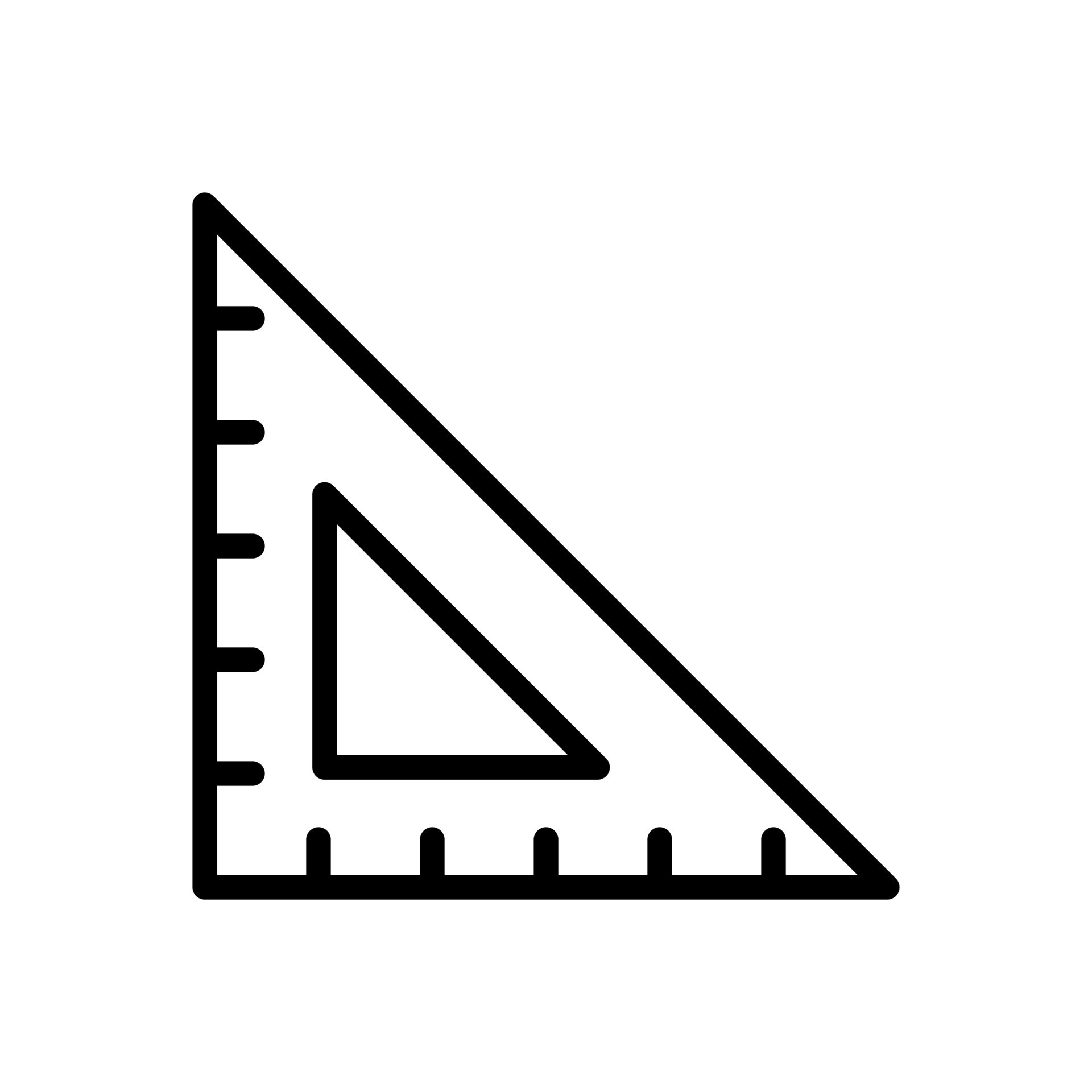 schroot Lezen De lucht driehoek gradenboog, driehoekig heerser, meten gereedschap icoon in lijn  stijl ontwerp geïsoleerd Aan wit achtergrond. bewerkbare hartinfarct.  22393390 Vectorkunst bij Vecteezy