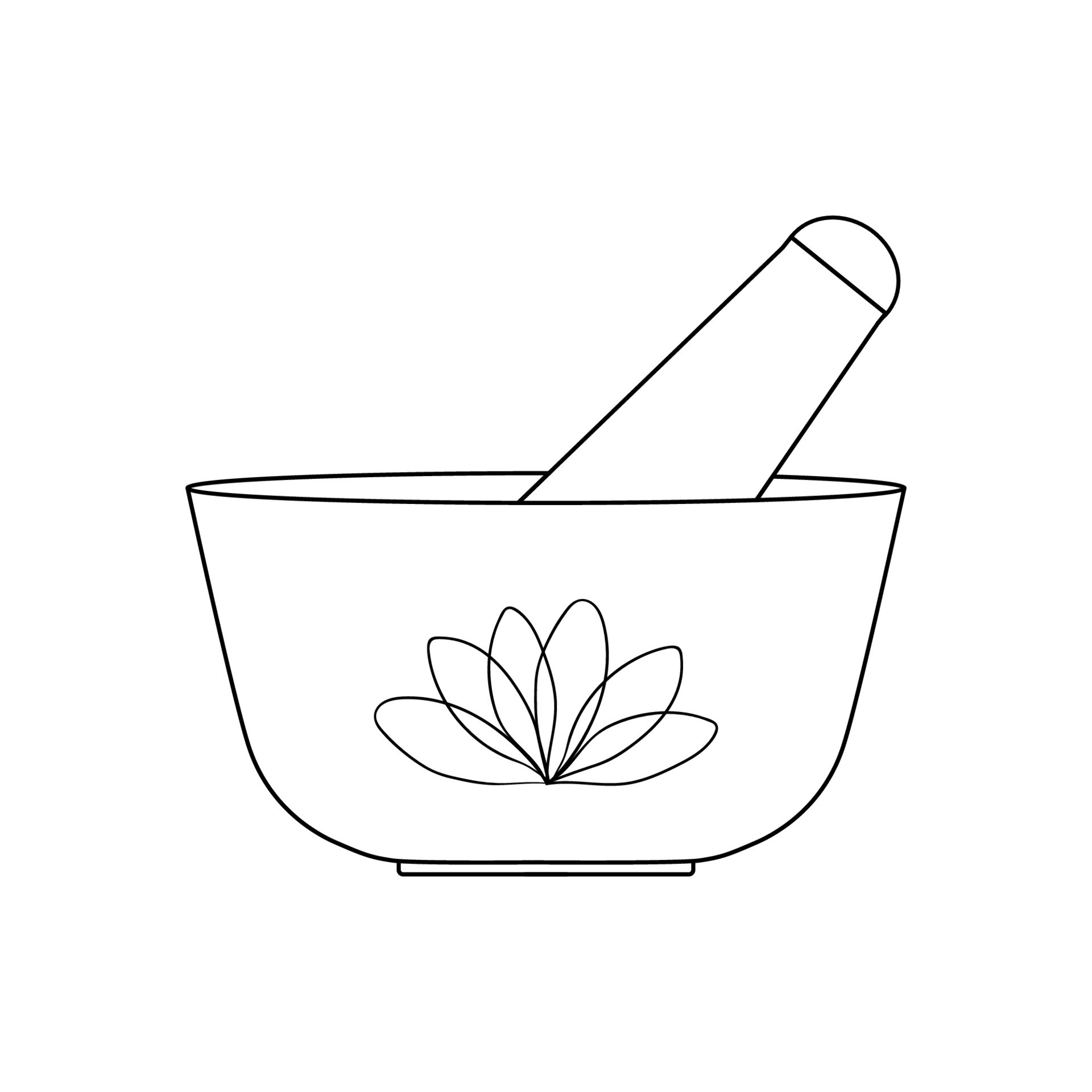 Mortier en stamper voor keuken en slijpen ingrediënten. kom voor maken eigengemaakt schoonheidsmiddelen 22418468 - Free Vectors, Vector Bestanden, Ontwerpen Templates