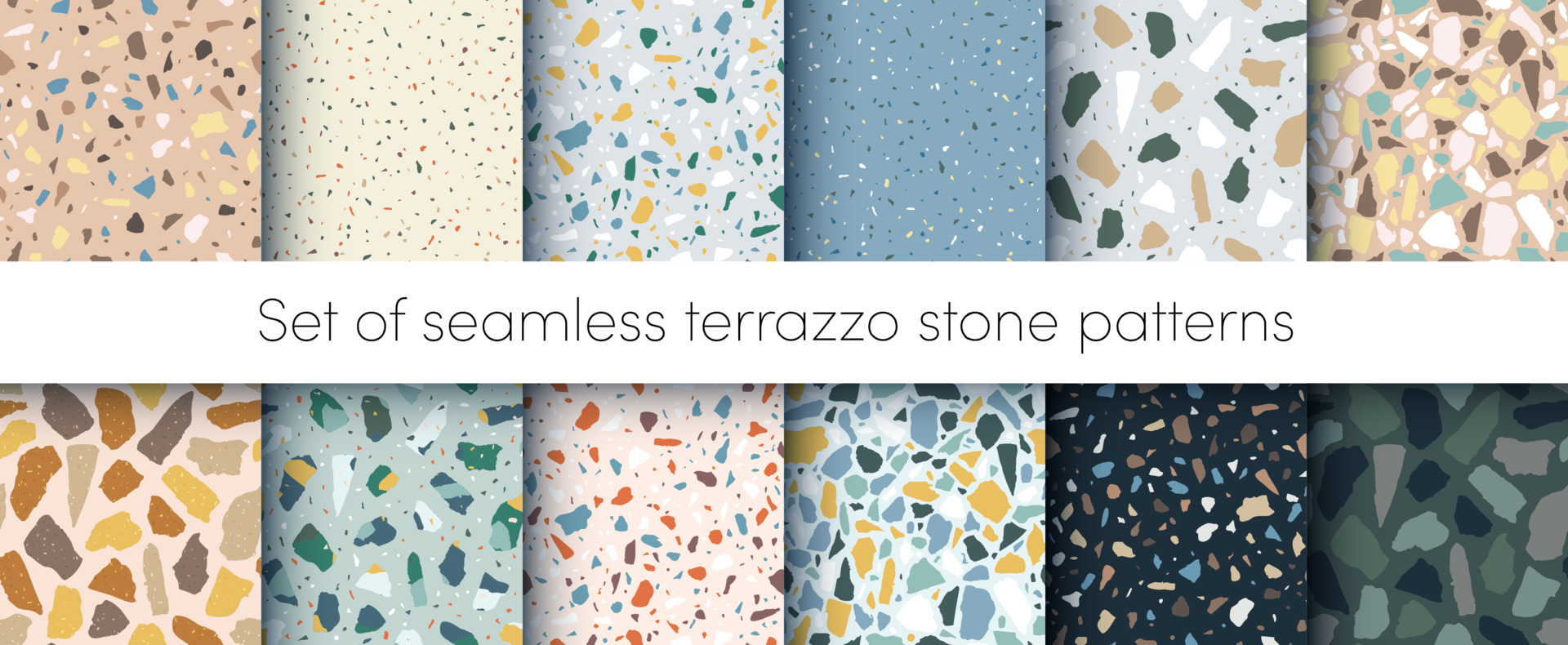 Hou op Handschrift slachtoffers vector terrazzo vloeren naadloos patronen set. abstract natuurlijk kleur  Italiaans getextureerde steen oppervlak, terrazzo concreet. klassiek graniet  natuurlijk terrazzo vloer. interieur ontwerp achtergrond verzameling  23120929 Vectorkunst bij Vecteezy
