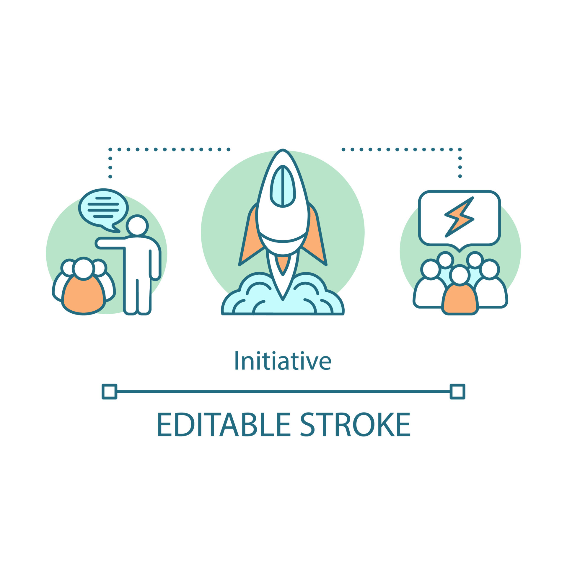 film welvaart handig initiatief concept icoon. leiderschap, enthousiasme idee dunne lijn  illustratie. hr-softskill. persoonlijke kwaliteiten. vector geïsoleerde  overzichtstekening. bewerkbare streek 4436847 - Download Free Vectors,  Vector Bestanden, Ontwerpen Templates