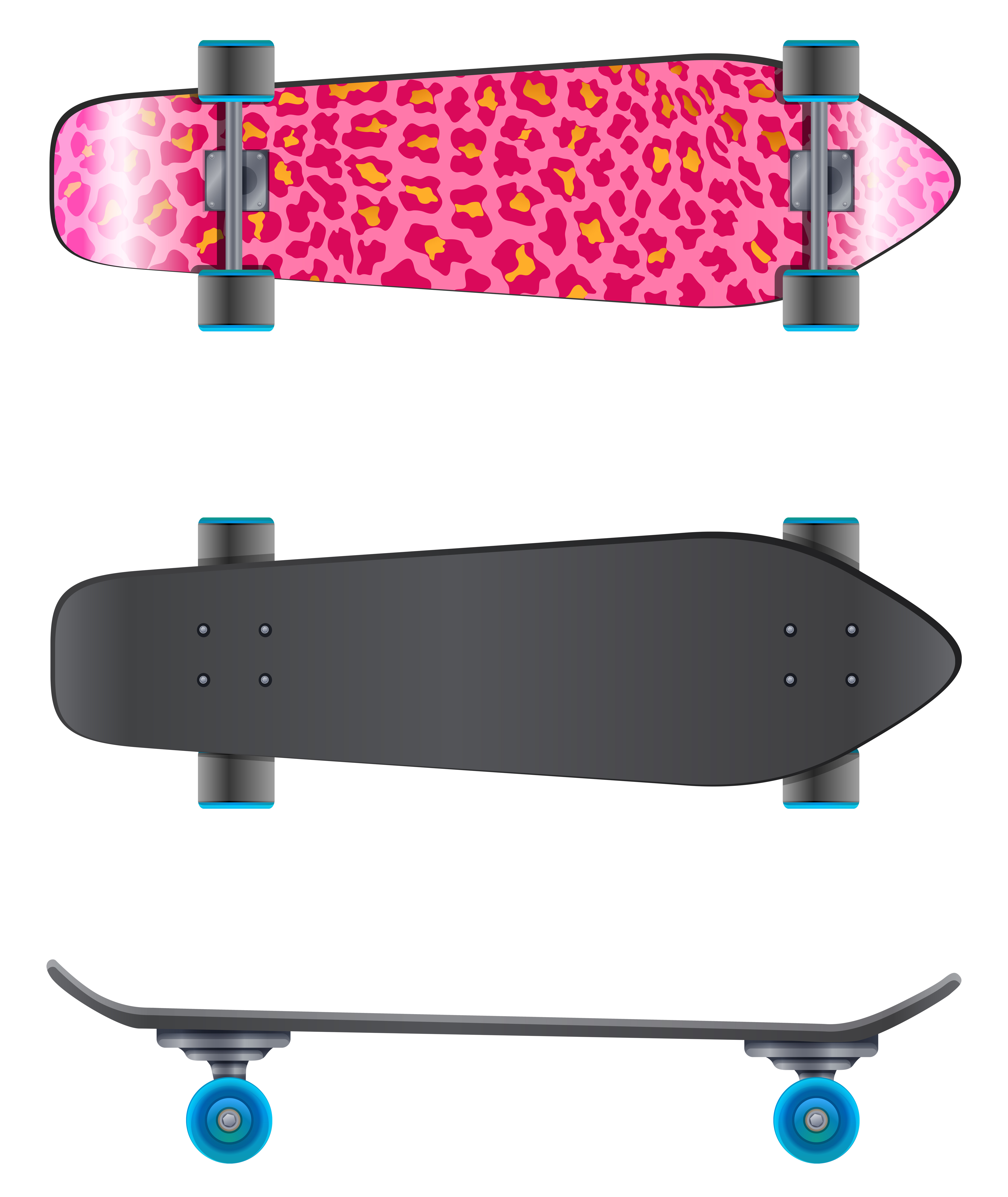 bijvoorbeeld Accommodatie Verspilling Een roze skateboard 446862 - Download Free Vectors, Vector Bestanden,  Ontwerpen Templates