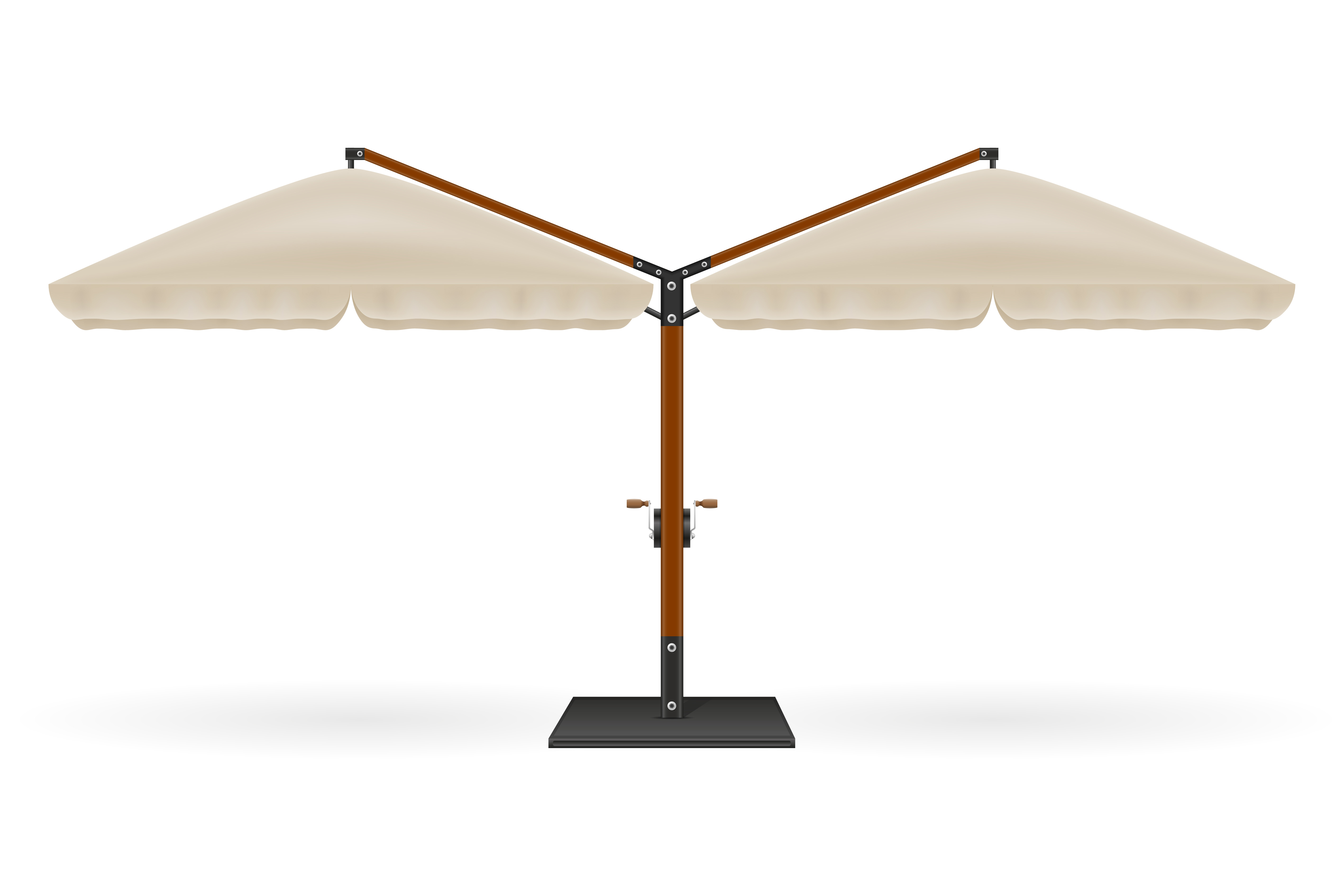 Lokken Thermisch diepgaand grote parasol voor bars en cafés op het terras of de strand  vectorillustratie 489961 - Download Free Vectors, Vector Bestanden,  Ontwerpen Templates