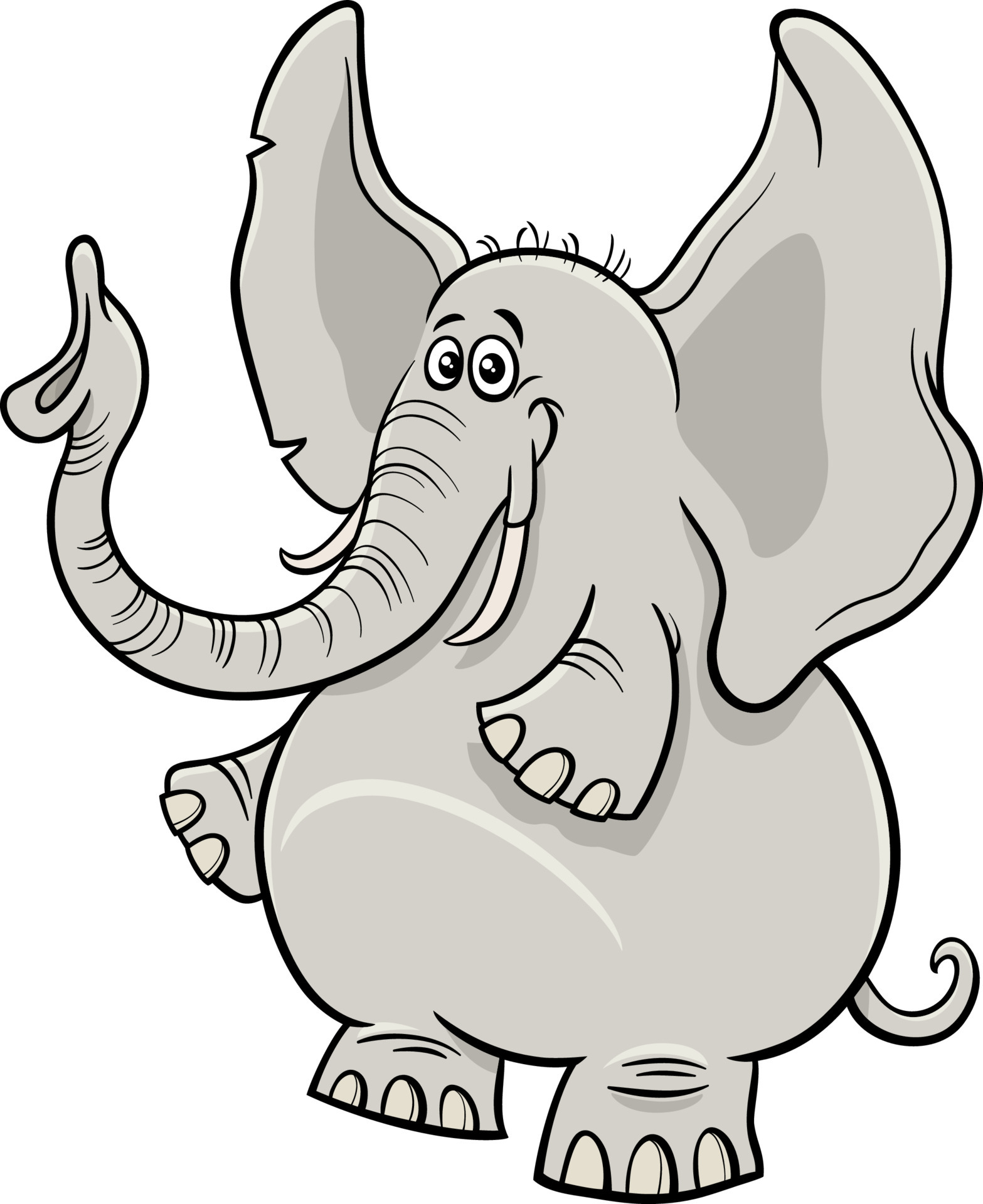 cartoon olifant dier karakter 4998693 - Download Free Vectors, Vector Bestanden, Ontwerpen Templates