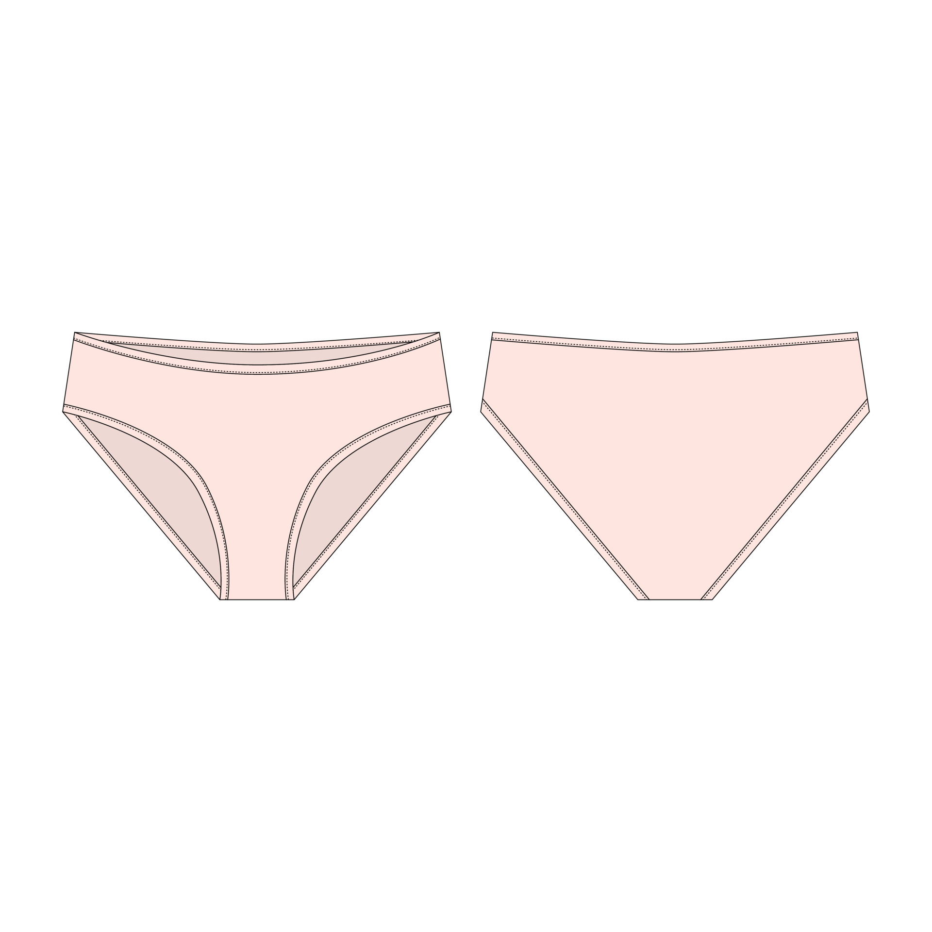 aspect tolerantie straffen licht roze onderbroek voor meisjes geïsoleerd op een witte achtergrond.  dame lingerie technische schets. 5627161 - Download Free Vectors, Vector  Bestanden, Ontwerpen Templates