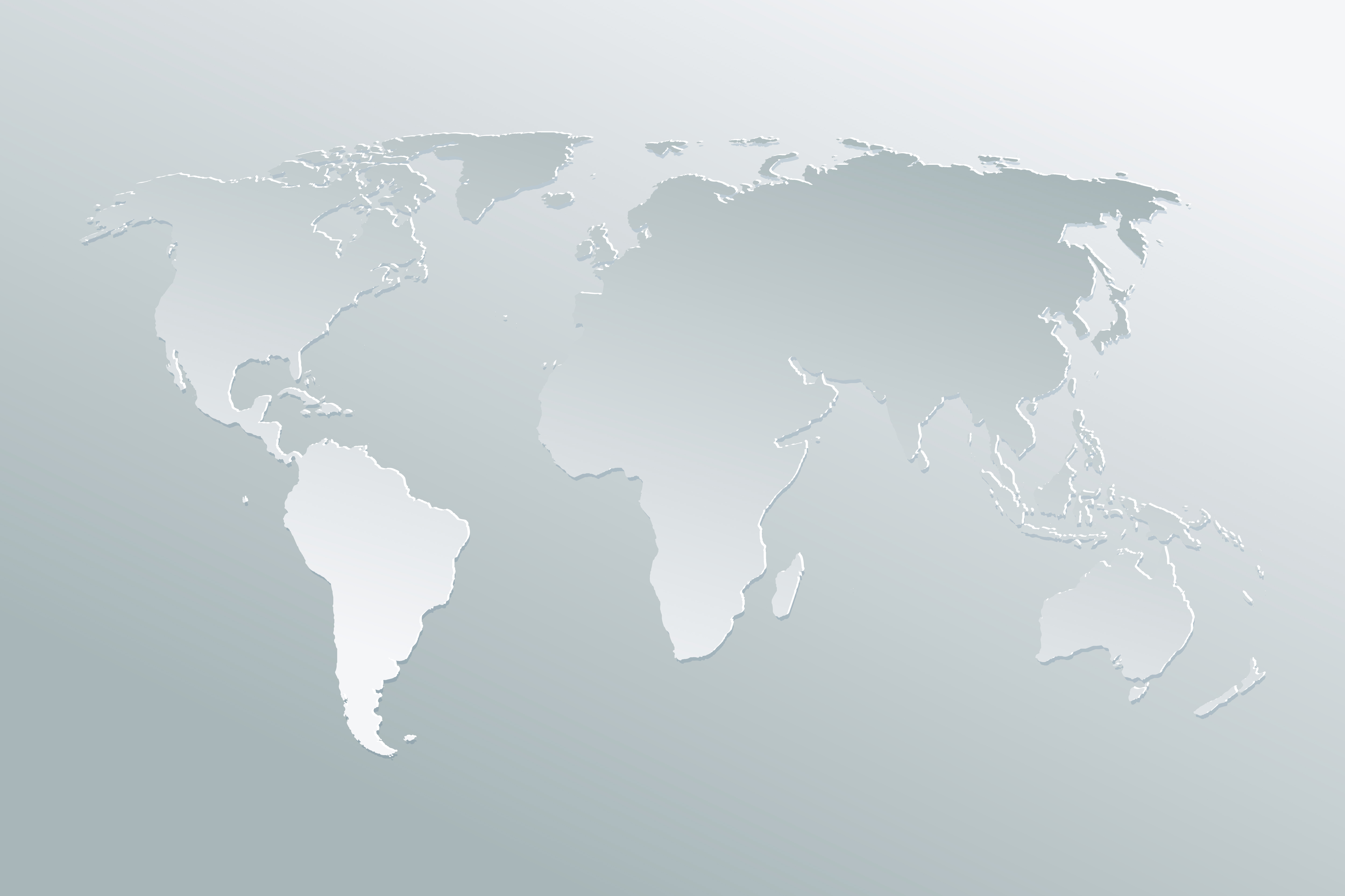 zwart Pool Dierentuin s nachts Politieke papieren kaart van de wereld op een grijze achtergrond.  Papierkunst wereldkaart. 570755 Vectorkunst bij Vecteezy