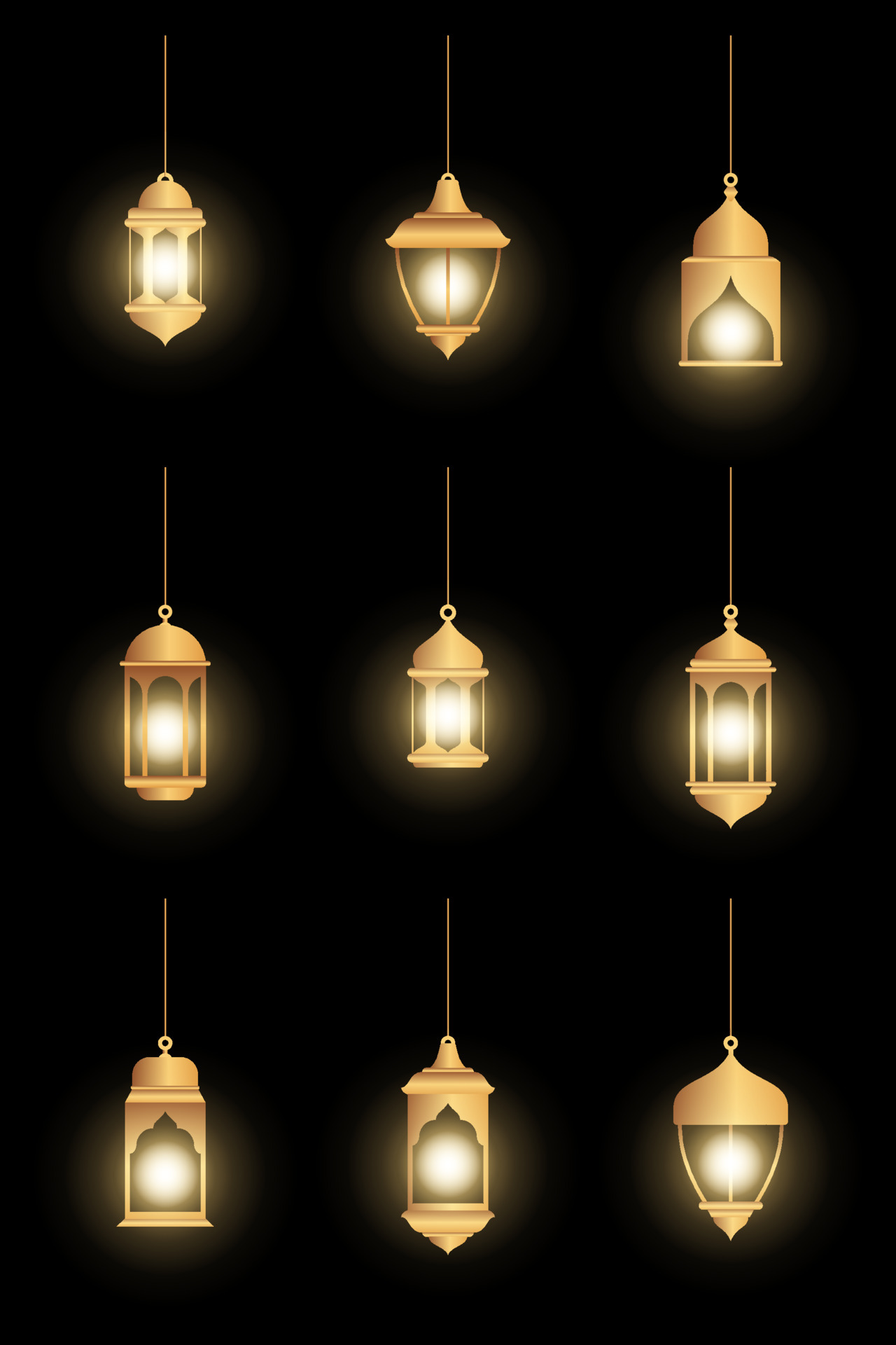 oosterse lampen. Arabische lantaarns hangen aan gouden geïsoleerde realistische decoratieve verlichting. ramadan vectorbanner. illustratie lantaarn en lamp licht moslim 5861901 Download Free Vectors, Vector Bestanden, Ontwerpen Templates