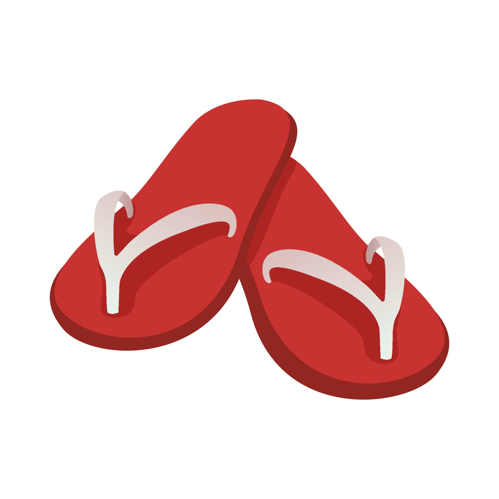 rode pantoffels zomer slippers cartoon vector illustratie geïsoleerd object 6363940 - Free Vectors, Vector Bestanden, Ontwerpen Templates