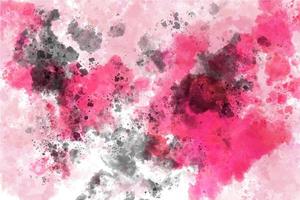 aquarelachtergrond op een wit canvas, in roze en zwarte kleuren vector