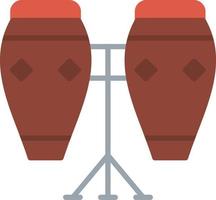 conga plat pictogram vector