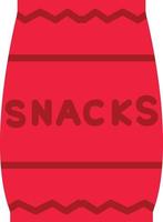 platte pictogram snacks vector