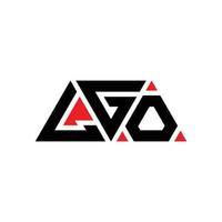 lgo driehoek brief logo ontwerp met driehoekige vorm. lgo driehoek logo ontwerp monogram. lgo driehoek vector logo sjabloon met rode kleur. lgo driehoekig logo eenvoudig, elegant en luxueus logo. lgo