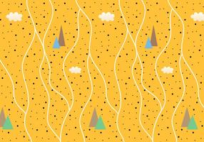 Abstracte Mountain Pattern Vector