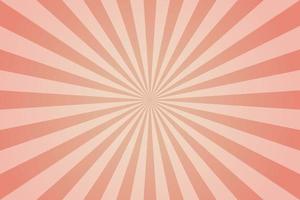 zonnestralen retro vintage stijl op roze achtergrond, sunburst patroon achtergrond. stralen. komische banner vectorillustratie. abstract sunburst-behang voor sjabloon zakelijke sociale media-advertenties. vector