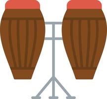 conga plat pictogram vector