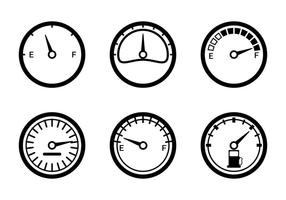 Brandstofmeter Vector