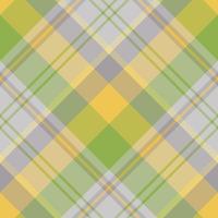 naadloos patroon in fascinerende schattige grijze, gele en groene kleuren voor plaid, stof, textiel, kleding, tafelkleed en andere dingen. vector afbeelding. 2