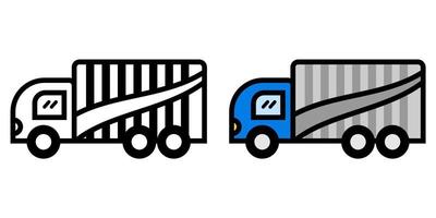illustratie vectorafbeelding van vracht, levering, verzending icon vector