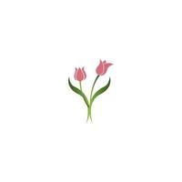 tulp icoon. vector illustratie sjabloonontwerp