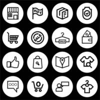 icon set verkoop promo bewerkbaar vector