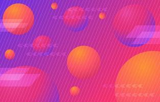verse abstracte roze oranje zeepbel kleurrijke gradiënt achtergrond. futuristisch, papercut, lichte zomer vector