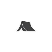 tent icoon. vector illustratie sjabloonontwerp