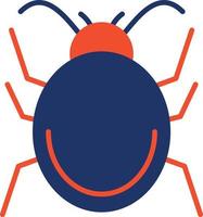 bug kleur icoon vector