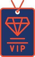 kleurpictogram vip-privilege vector