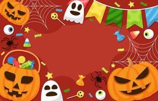 trick or treat halloween achtergrond vector